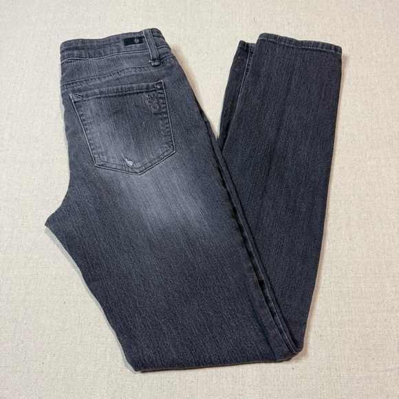 Jessica Simpson High Rise Skinny Jeans Size 8 / 28 Women's Gray Stretch Denim - Picture 1 of 8